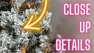 Yaheetech 6ft Pre-lit Flocked Artificial Christmas Tree FULL REVIEW! DON’T MAKE MY MISTAKES!