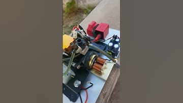 Methanol engine to petrol, self-generating for ignition coil #enginediy #enginesound #toyanegine