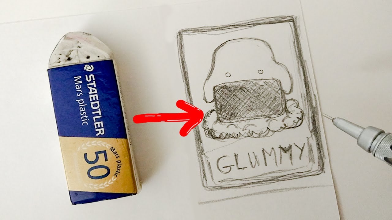 Je transforme ma gomme en personnage ! Comment bien commencer un ...