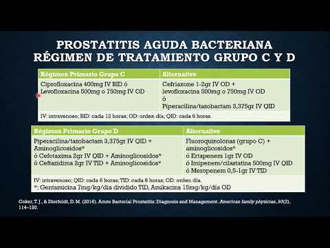 Vídeo: Formas Y Tipos De Prostatitis: Bacteriana, Calculosa, Estancada E Infecciosa