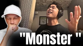 ZuluModo Reatcs to Monster - James Blunt (Cakra Khan Cover)