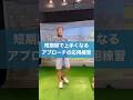 この練習めちゃくちゃ難しい #ゴルフ #レッスン #golf #アプローチ