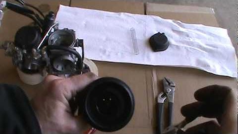 2008 Yamaha V Star 1100 Hypercharger Install Part 2.mpg