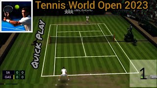 Tennis World Open 2023 | Android Gameplay screenshot 2