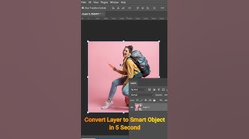Convert Layer to Smart Object in Just 5 Seconds #photoshop #shorts