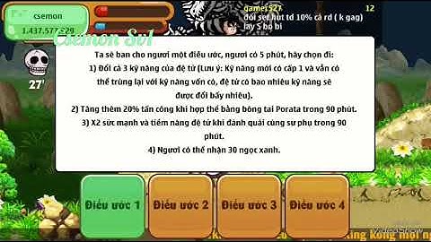 Ngọc Rồng Online - Gọi Rồng Xương Đổi Skill Đệ Tử Và Thật May Mắn.??