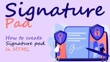 Make a signature pad in html Canvas and javascript || Mr.Cyber
