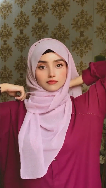 2 mins Stylish Hijab Tutorial - Shop Now - Link in bio