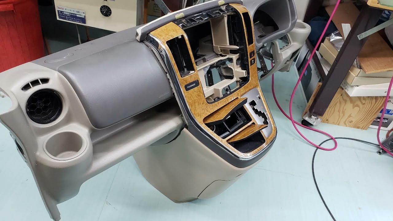 No.143 　エブリィにアルファードのセンターパネルとオートエアコン付けてみた。