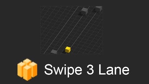 BUILDBOX 3 tutorial : Swipe 3 lane asset