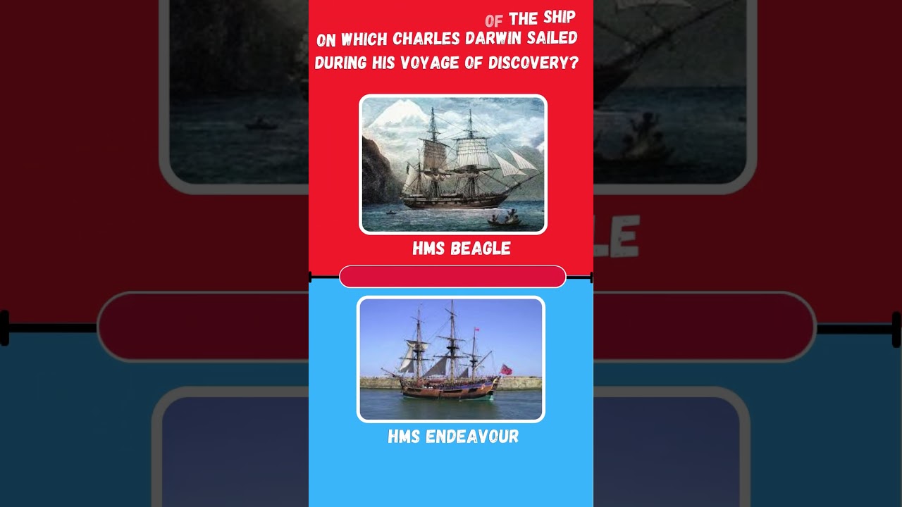 🌍 Charles Darwin&rsquo;s Voyage of Discovery | Guess the Famous Ship!