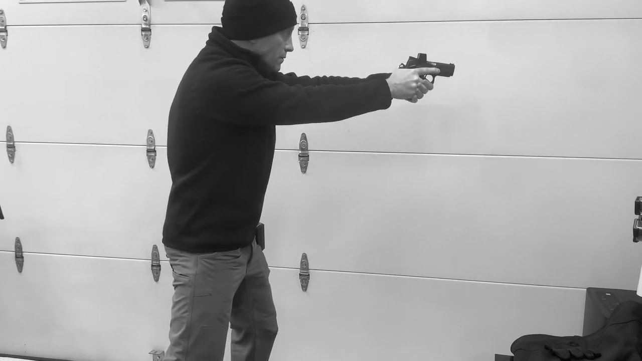 Dry fire- pistol low ready