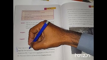 Sindh Text | Class Five | English | Unit 4.3 | Exercise 1