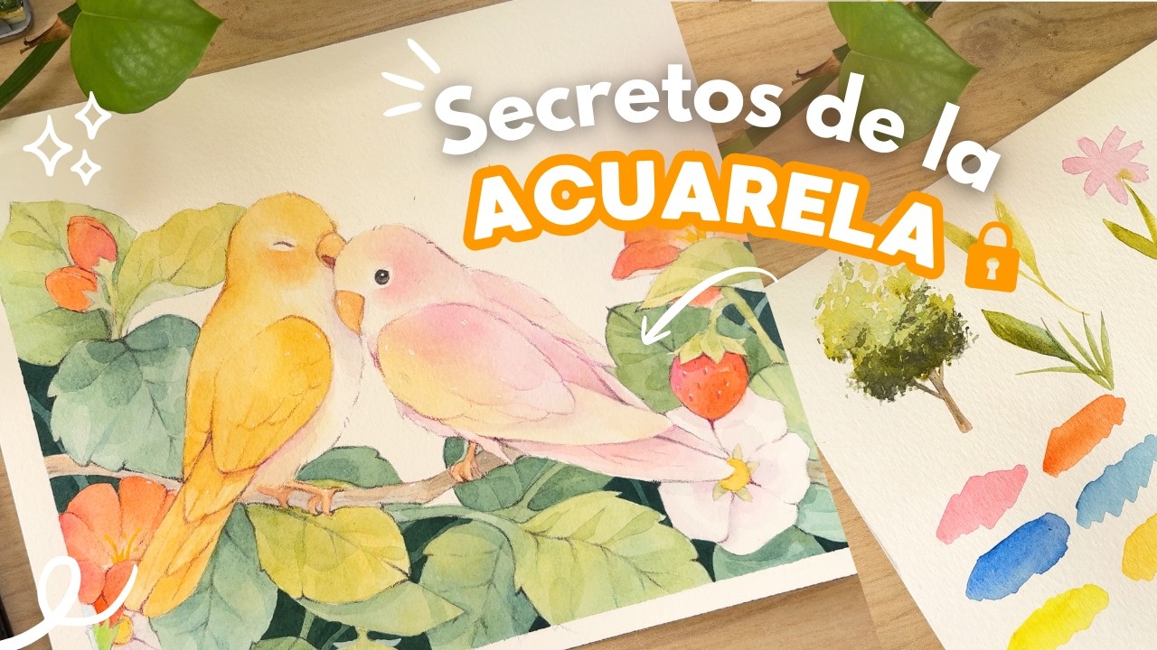 SECRETOS de acuarela que me hubiera gustado saber antes 🤫 🎨| Pinta conmigo