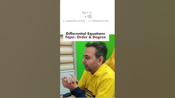 Degree And Order Of Differential Equation | Chetan Setia | Best Master Cadre Maths Preparations