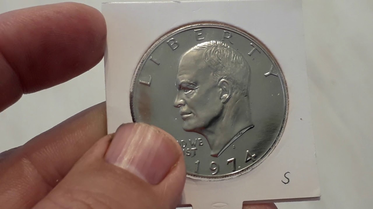 1 silver Dollar1972 S. Eisenhower Dollar