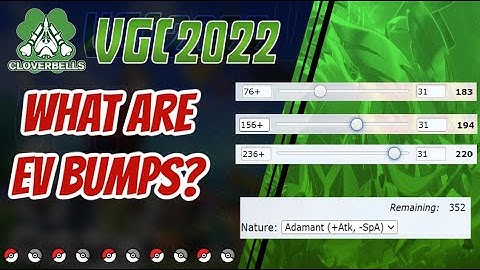What are EV "Bumps"? | VGC Teambuilding Fundamentals | Series 12 | Pokemon Sword & Shield