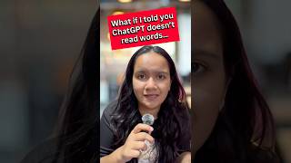 👉 ChatGPT Doesn’t Read Words… It Reads Tokens 🤯 | AI Explained #shorts #viral