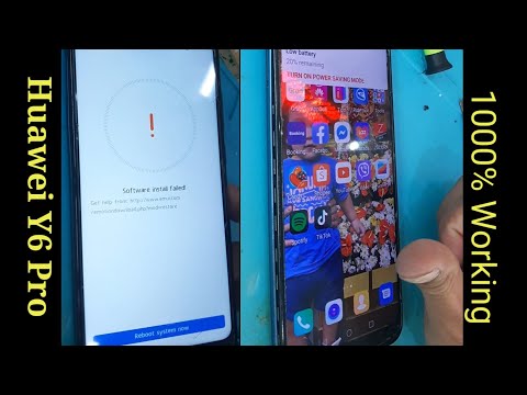 Huawei Y6 Pro Problem Software Install Failed No Need flashing 100% Working 2020...