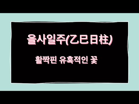 을사일주(乙巳日柱) - Youtube