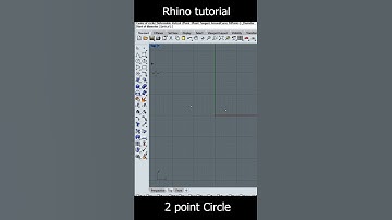 2 point circle#rhino #tutorial #3d #3dmodel #tools