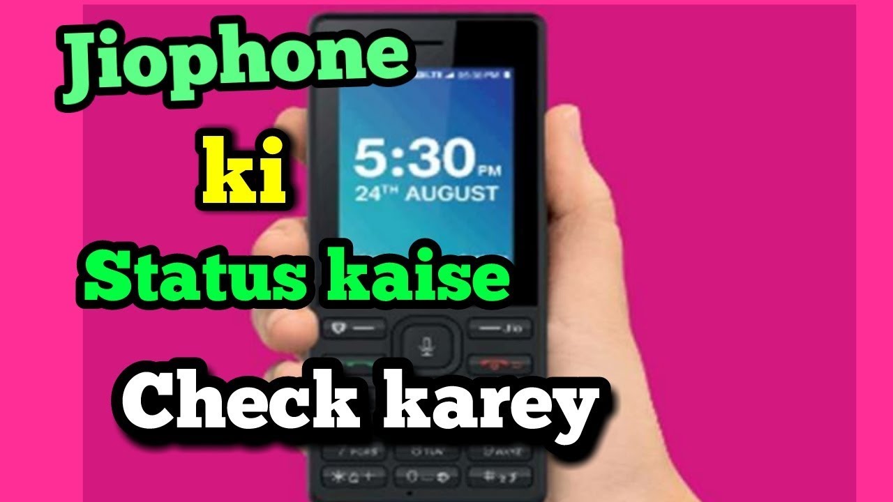 Check Jiophone delivery status..