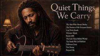 Caelis Babylon - The Man Who Always Smiles 💔 (Full Album : Quiet Things We Carry) | Lyric Video