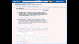 Using Headnotes on WestlawNext