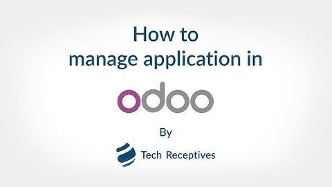 How to Create Job Application in Odoo