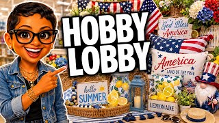 Hobby Lobby Shop With Me • Beautiful New Summer Finds!