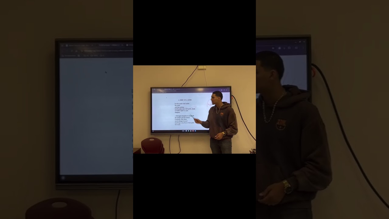 Explainin 4 poems by William Carlos Williams. 