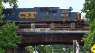 CSX SD50-2 #8666 Over Washington Blvd