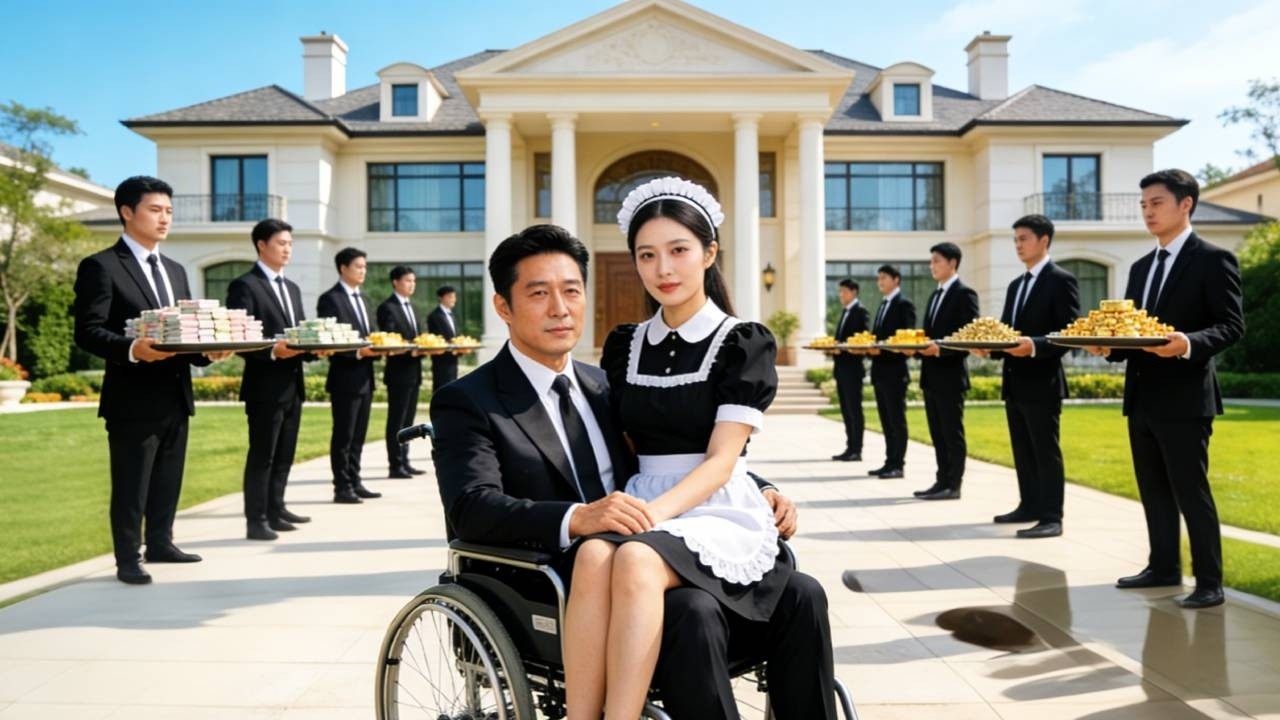 40歲大姊第一天入職當保姆，竟讓不近女色的50歲殘障董事長方寸大亂，同居後徹底愛上她，吵架一次就給一百萬，將她寵成寶