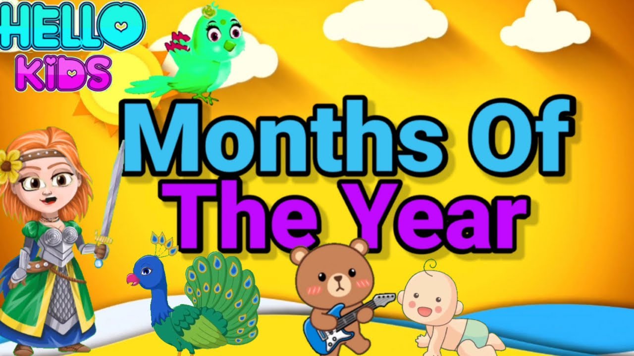 Months Of The Year With Spelling 12 Months In The Year Preschool months-of-the-year-with-spelling-12-months-in-the-year-preschool