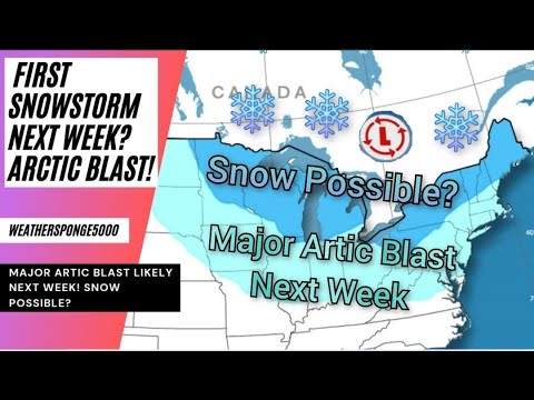 Snow Possible For Midwest/Northeast Next Week? Major Arctic Blast ...