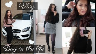 A REAL DAY IN MY LIFE VLOG - FULL TIME WORK & GETTING MY DREAM CAR!!! | Hazel Maria Wood