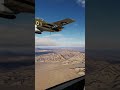 F-22A and P-51D Mustang over Nevada #aviation #airforce #fyp #shorts #viralshorts