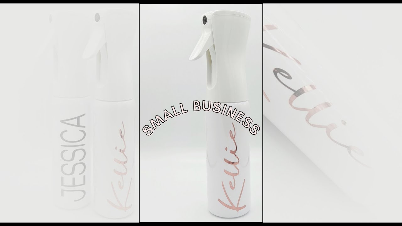 Small Business: Personalised 360° Spray Bottles / 