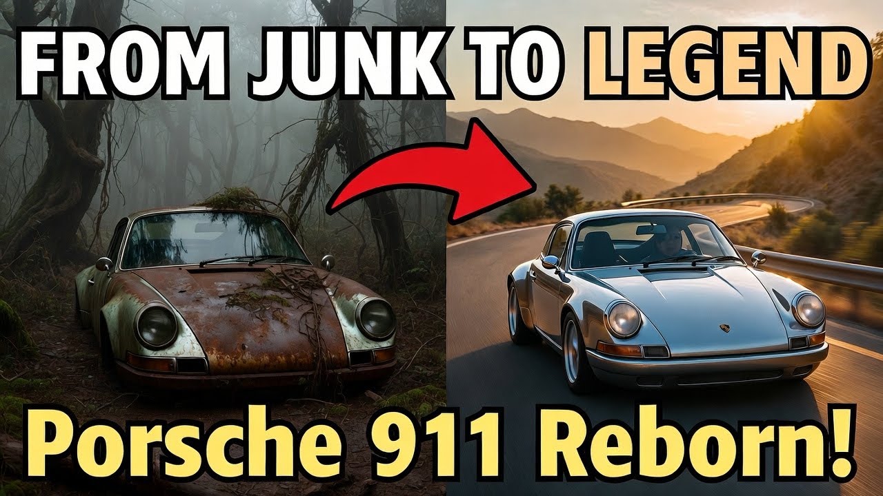 Barn Find: Restoring a Legendary 1980s Porsche 911 | 4K Cinematic AI Restoration