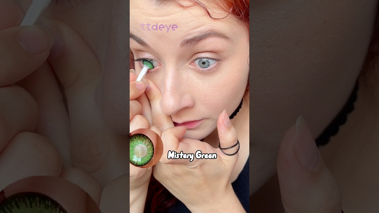 Experimentando Lentes de Contato - by TTDEYE ❤️ #lentesdecontato #lentescosplay