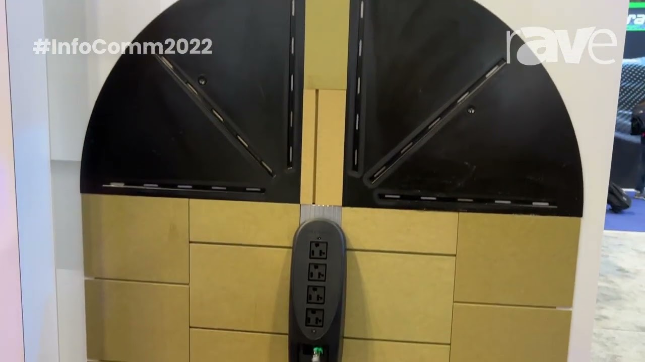 InfoComm 2022: Middle Atlantic Shows Connectrac Under-Carpet Raceway System on the LegrandAV Stand