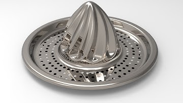 SOLIDWORKS TUTORIAL #111 |HOW TO MODEL LEMON SQUEEZER/CITRUS JUICER |ADVANCED SURFACE, SPLINE & FLEX