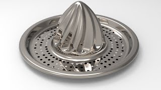 SOLIDWORKS TUTORIAL #111 |HOW TO MODEL LEMON SQUEEZER/CITRUS JUICER |ADVANCED SURFACE, SPLINE & FLEX