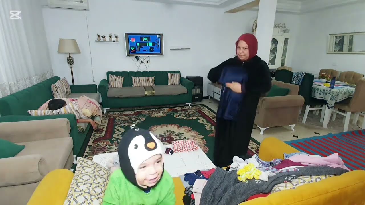 عملتها فيا ليوم مع الأمطار ⛈️ هاكا علاش ميتفاهموش 😔 روتين أم تونسية