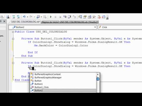 USO DEL ColorDialog EN VISUAL BASIC (Explicación = Español) by fokyyea