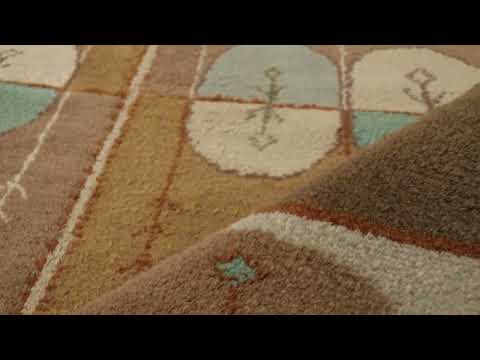 Vintage Scandinavian Folk Art Flatweave with Linear Geometry - Rug & Kilim -37141