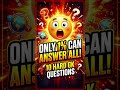Top IQ quiz test! #iqtest #quiz
