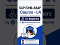 SAP EWM-ABAP Training Course for Beginners to Expert | By Mans Nagar@LearnwithMans