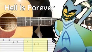 Hazbin Hotel - Hell is Forever (Easy Guitar Tutorial Tabs)