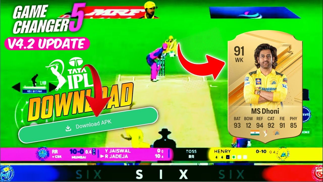 🔥Game Changer V4.2 IPL Auction  Update Download Links 🔗 😱